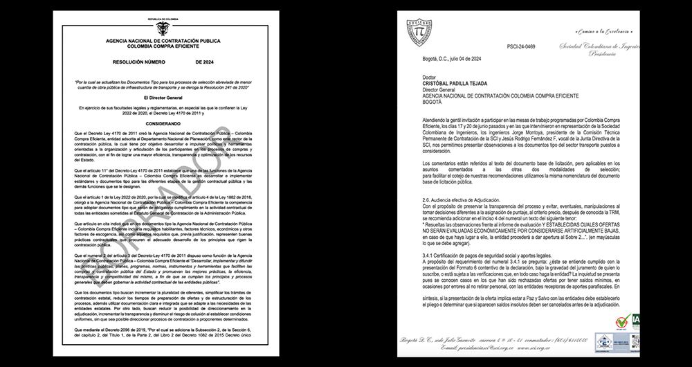 Borradores del proyecto que plantea el gobierno nacional.