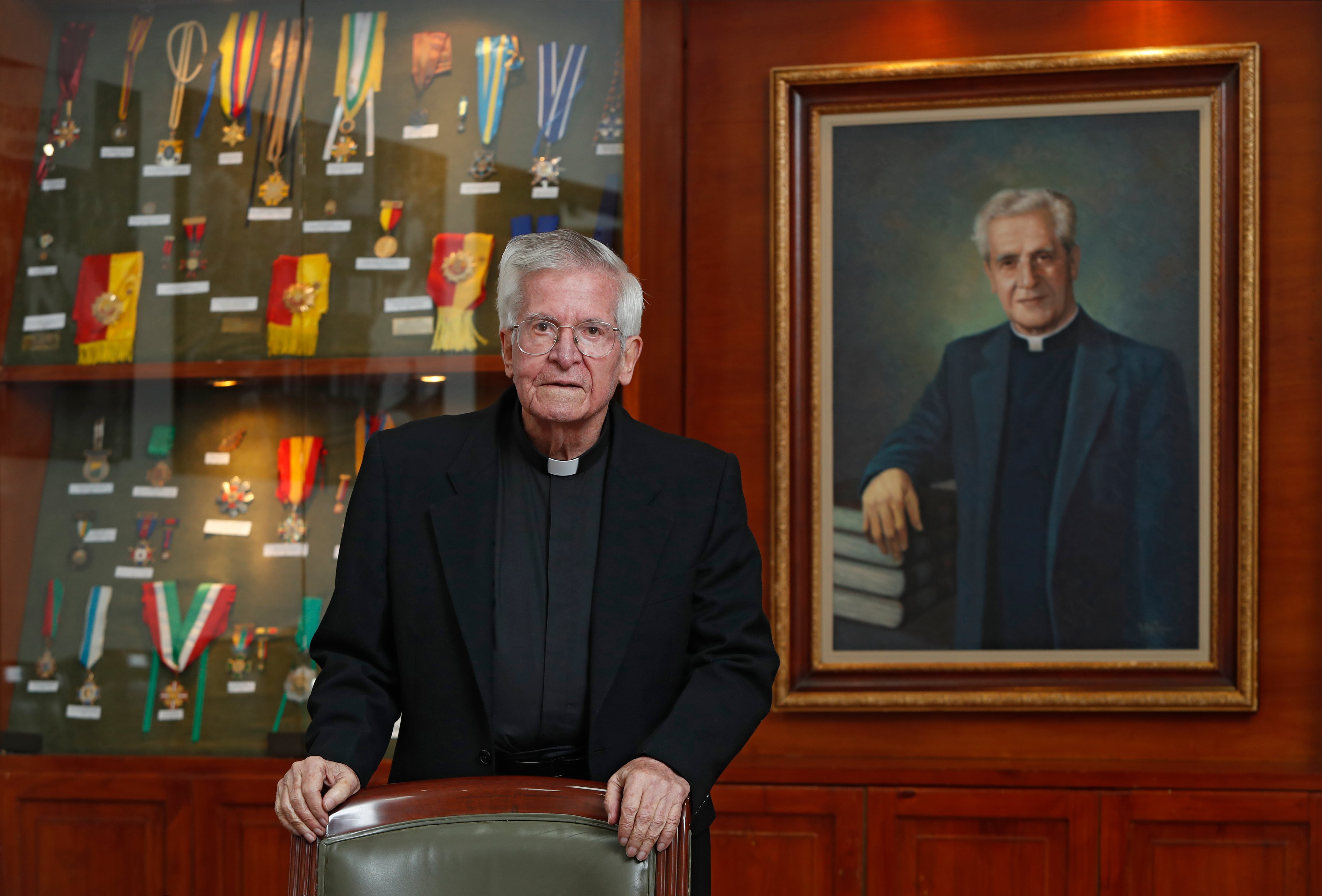 Padre Diego Jaramillo cumplió 90 años minuto de Dios