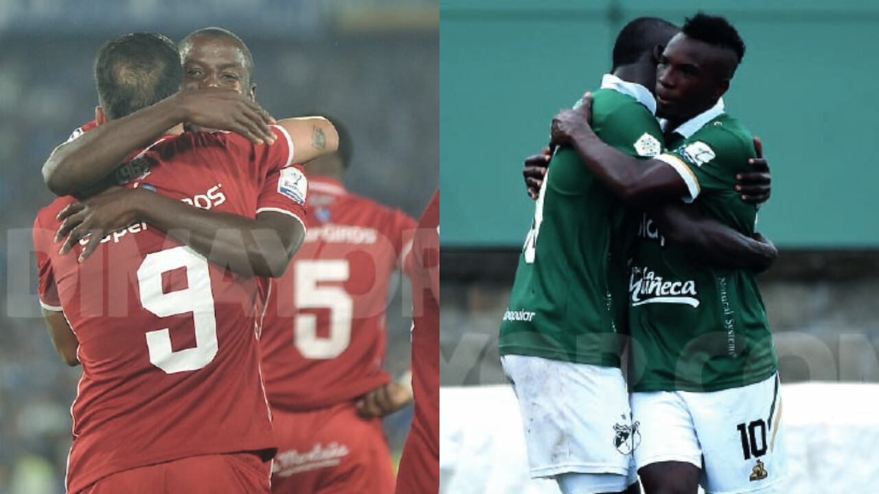 América de Cali y Deportivo Cali. Foto: Dimayor