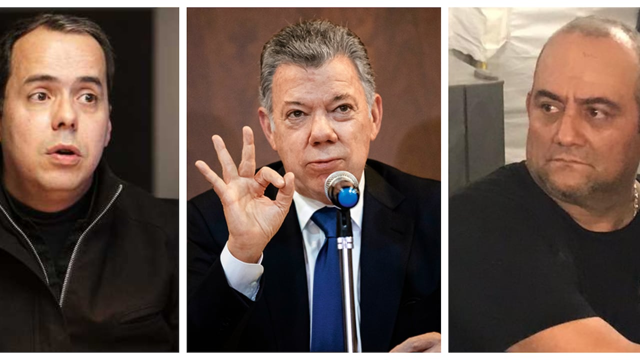 JJ Rendón, Juan Manuel Santos y Otoniel