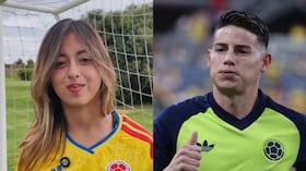 Antonella Petro y James Rodríguez