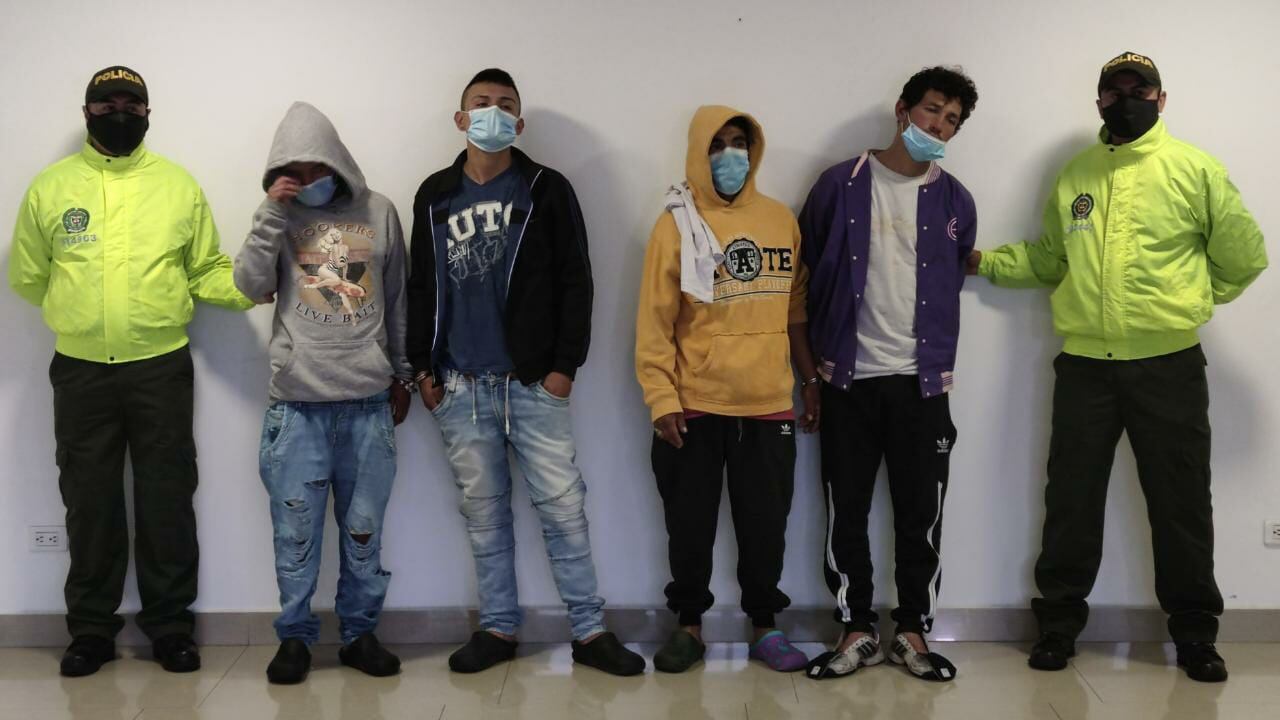 Capturados cuatro integrantes de la primera línea en Soacha.