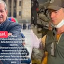 Darío Patiño, desaparecido tras terremoto en Cali y su hijo Jose Fernando Patiño, periodista.
