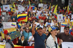 La líder opositora envió un mensaje al pueblo.