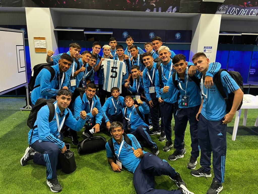 Argentina avanzó líder del grupo B del Sudamericano Sub-17