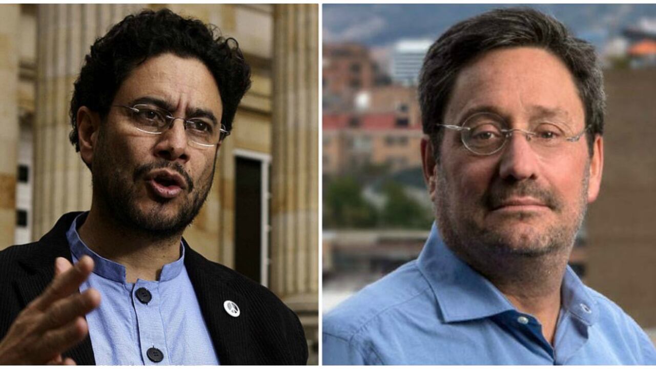 Iván Cepeda y Pacho Santos