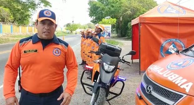 Miembros de la Defensa Civil de Atlántico están alerta a posible erupción del Nevado del Ruiz