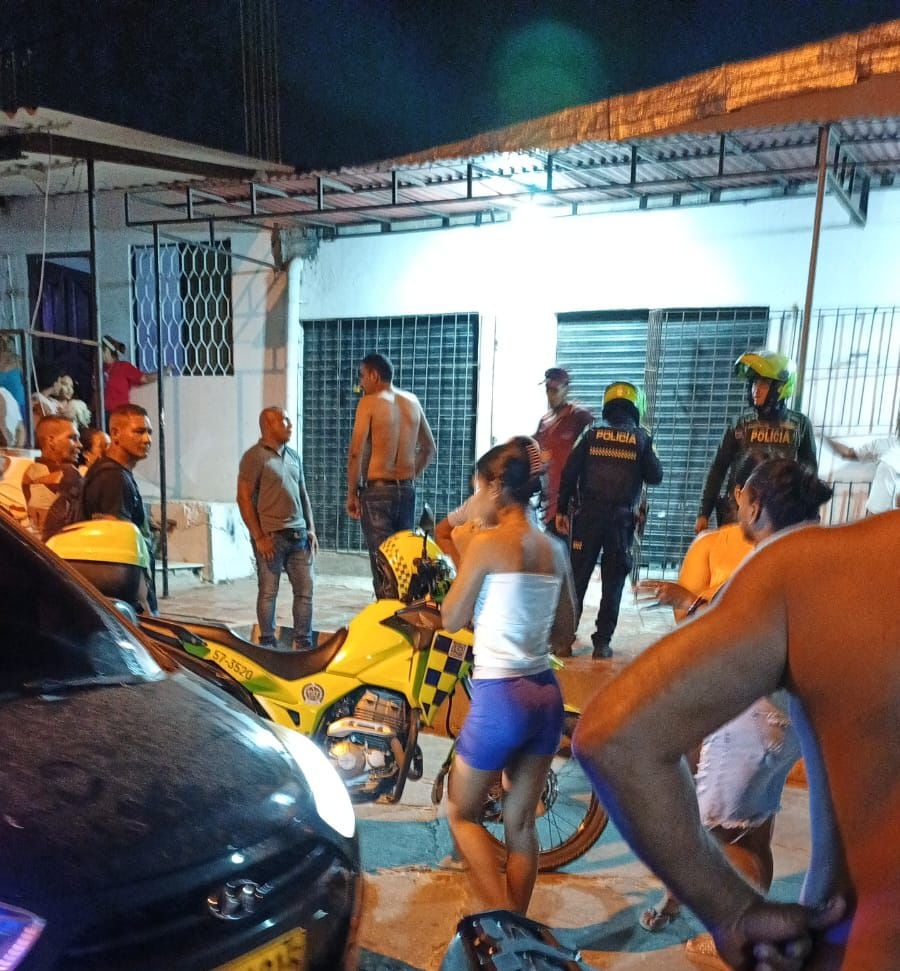 En este sitio del barrio Los Cedros, se registró el doble crimen.