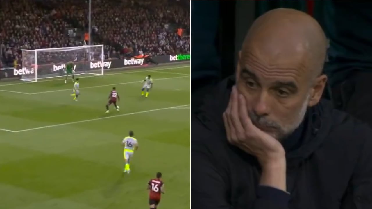 Bournemouth vs. Manchester City en la fecha 37 de la Premier League.