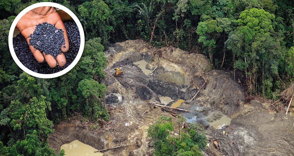 Los que habitan este territorio aprendieron con el tiempo a conocer la forma en la que opera la minería ilegal.