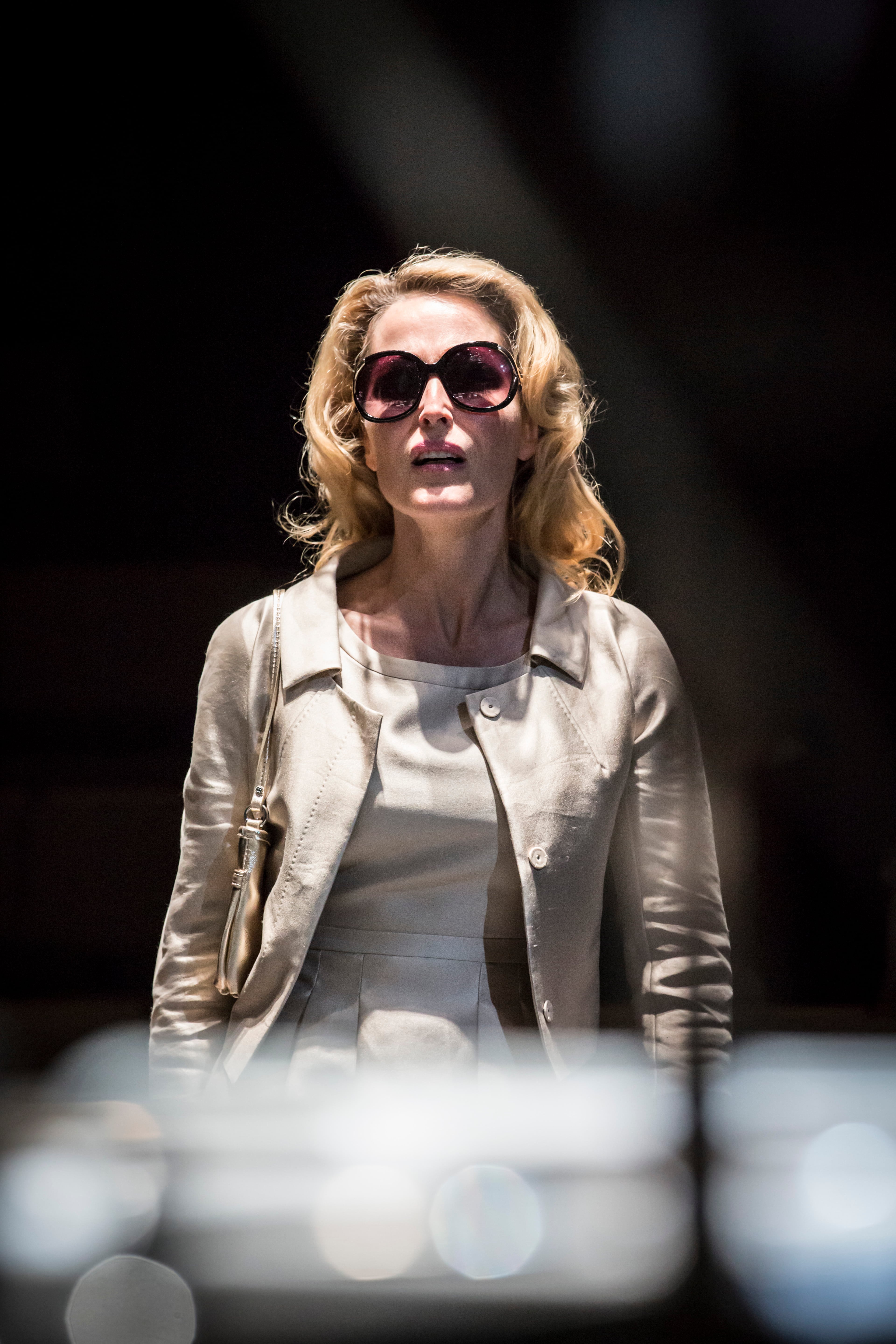 Gillian Anderson en 'Un tranvía llamado deseo' de Tennessee Williams, bajo la dirección de Benedict Andrews en The Young Vic Theatre. Foto: Johan Persson