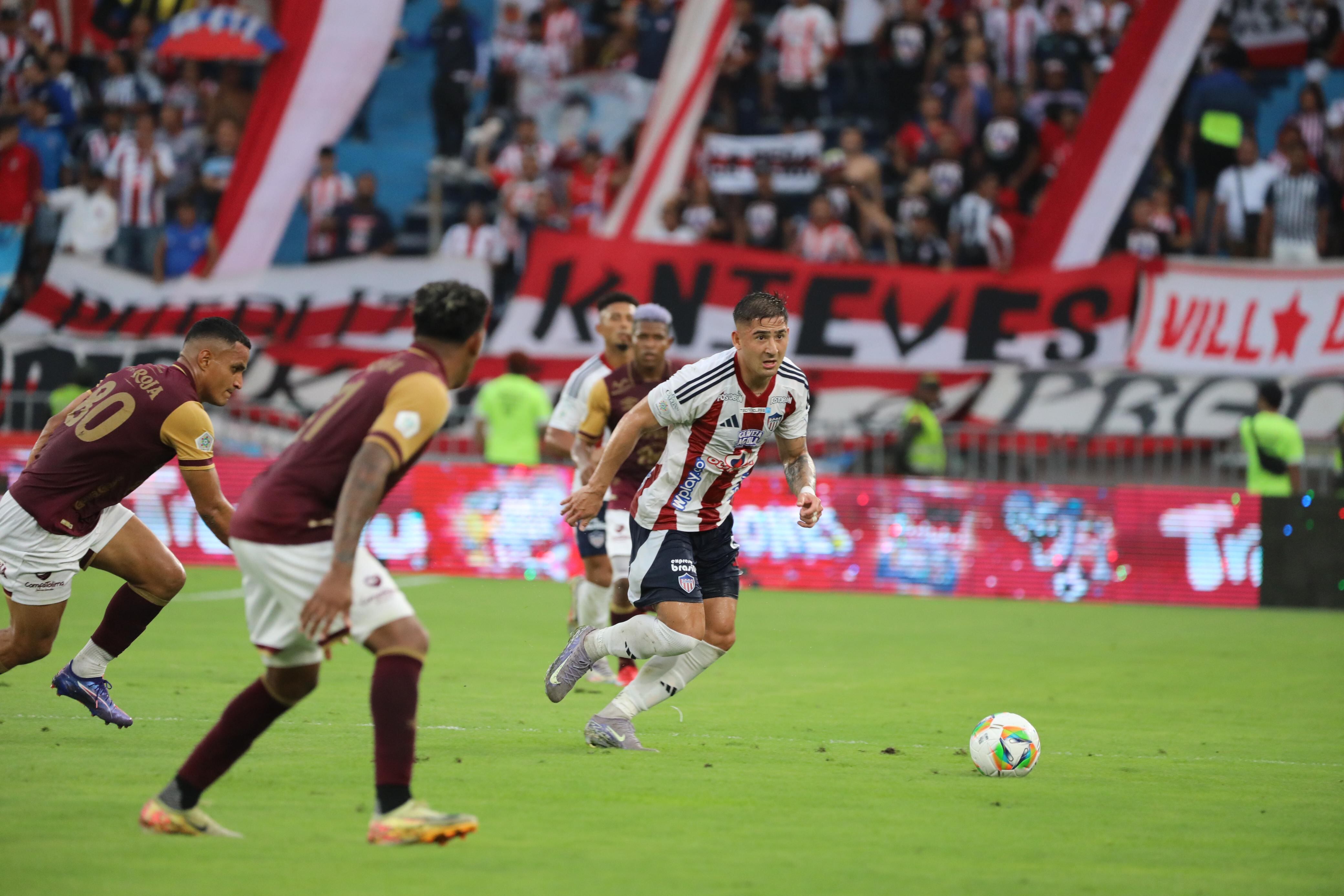 El junior y el Tolima empataron a un gol en el primer partido del cuadrangular A en la Liga BetPlay.