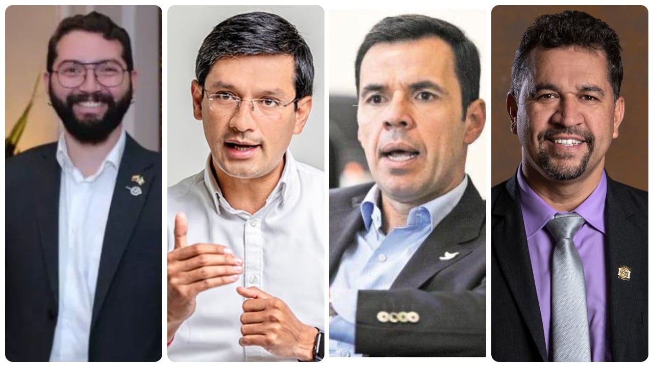 Álvaro Moisés Ninco, Camilo Romero, Guillermo Rivera y León Fredy Muñoz.