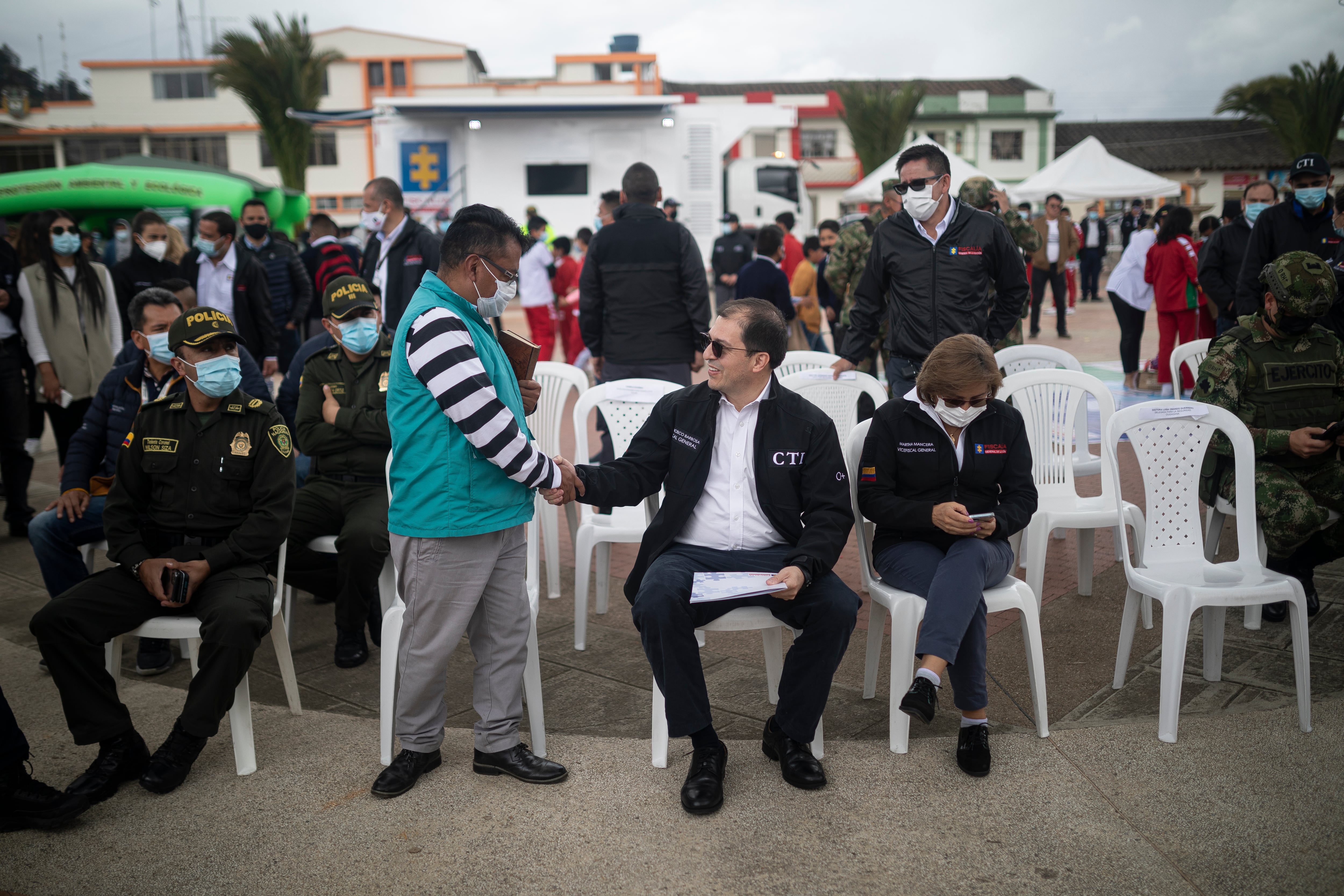 Fiscal General de la nación Francisco Barbosa en Nariño