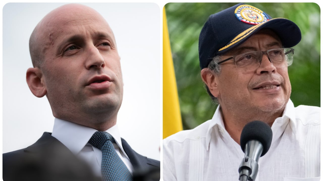 Stephen Miller y Gustavo Petro