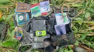 Material incautado al Clan del Golfo en Chocó.