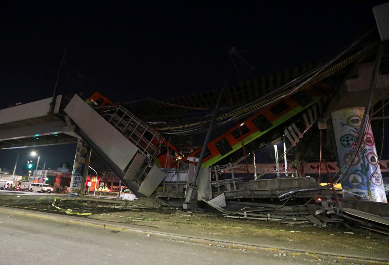 accidente metro mexico