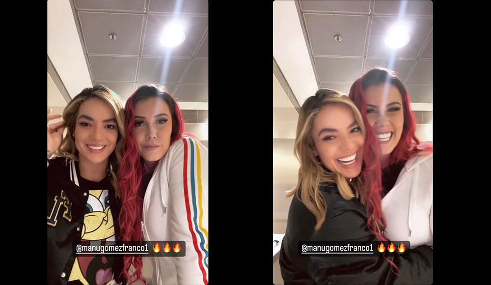 Las exprotagonistas se toparon por casualidad en un aeropuerto.