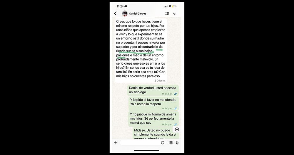 Estas son las pruebas de las denuncias.