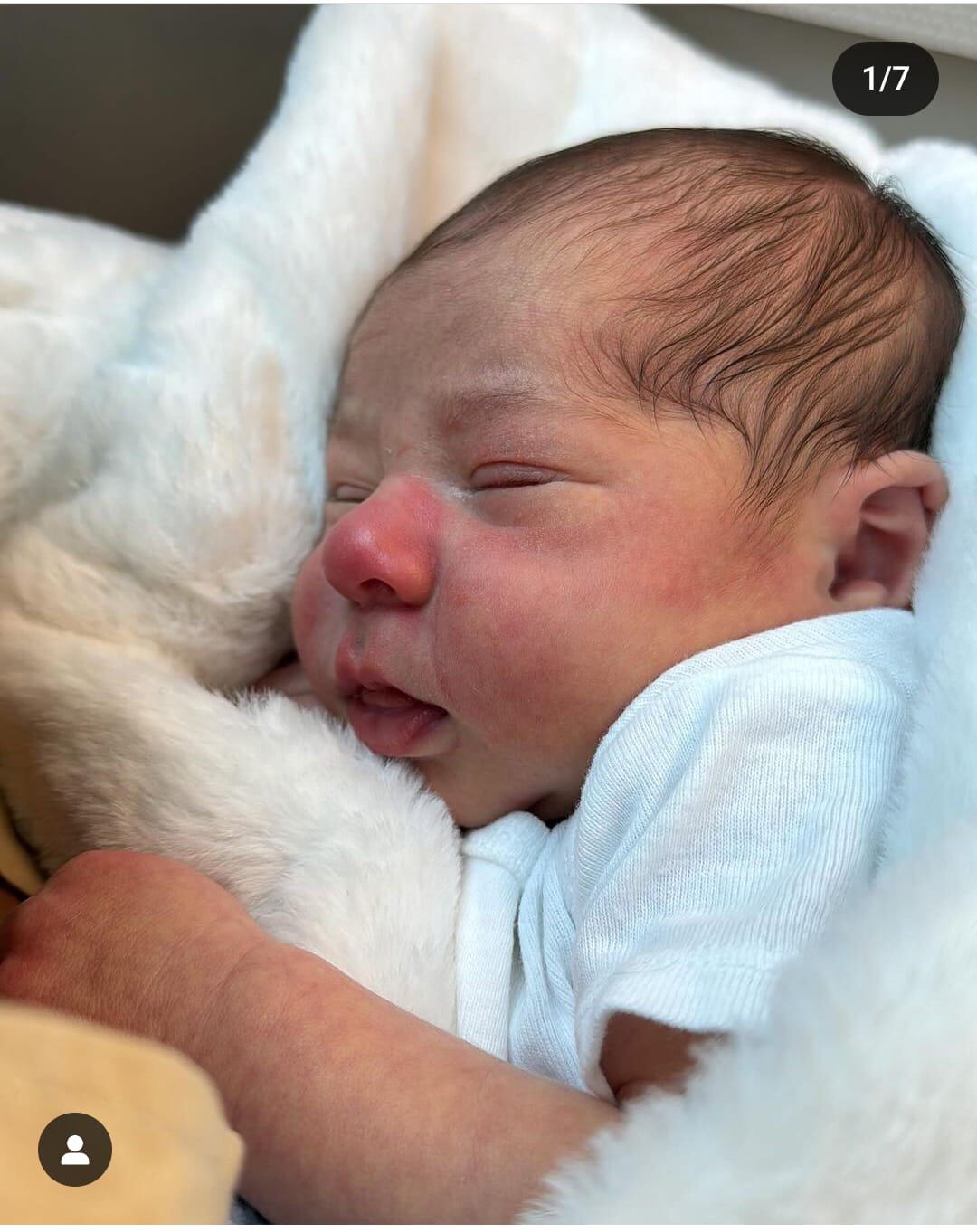 Este es Lorenzo, hijo de Daniela Ospina y Gabriel Coronel. Foto tomada de redes sociales