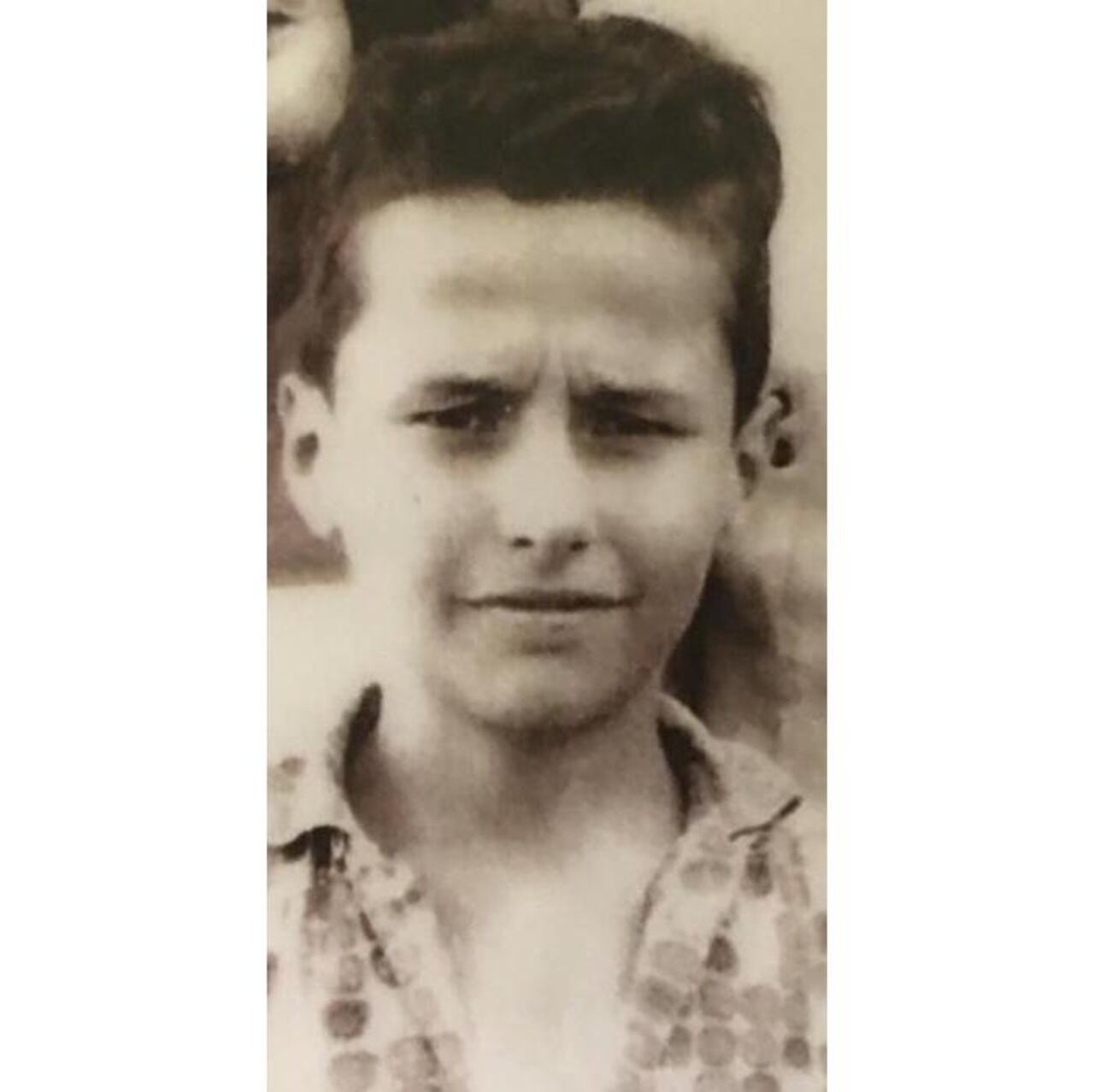 Andrés Caicedo en su 11 cumpleaños, 1962 - archivo personal de Rosario Caicedo.