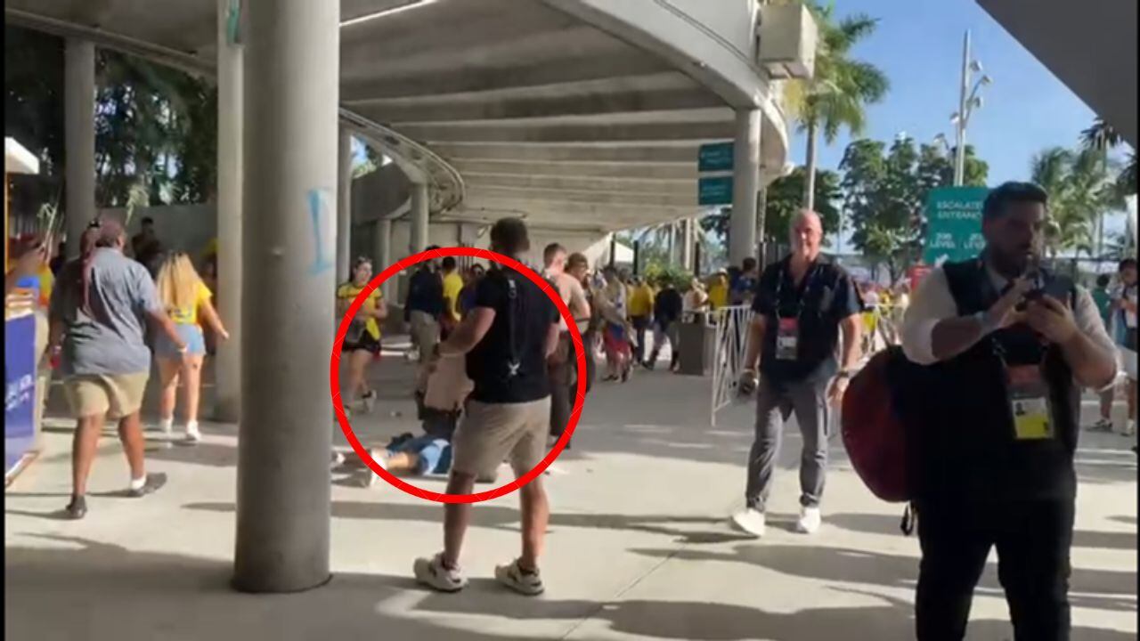 Disturbios en Copa América.