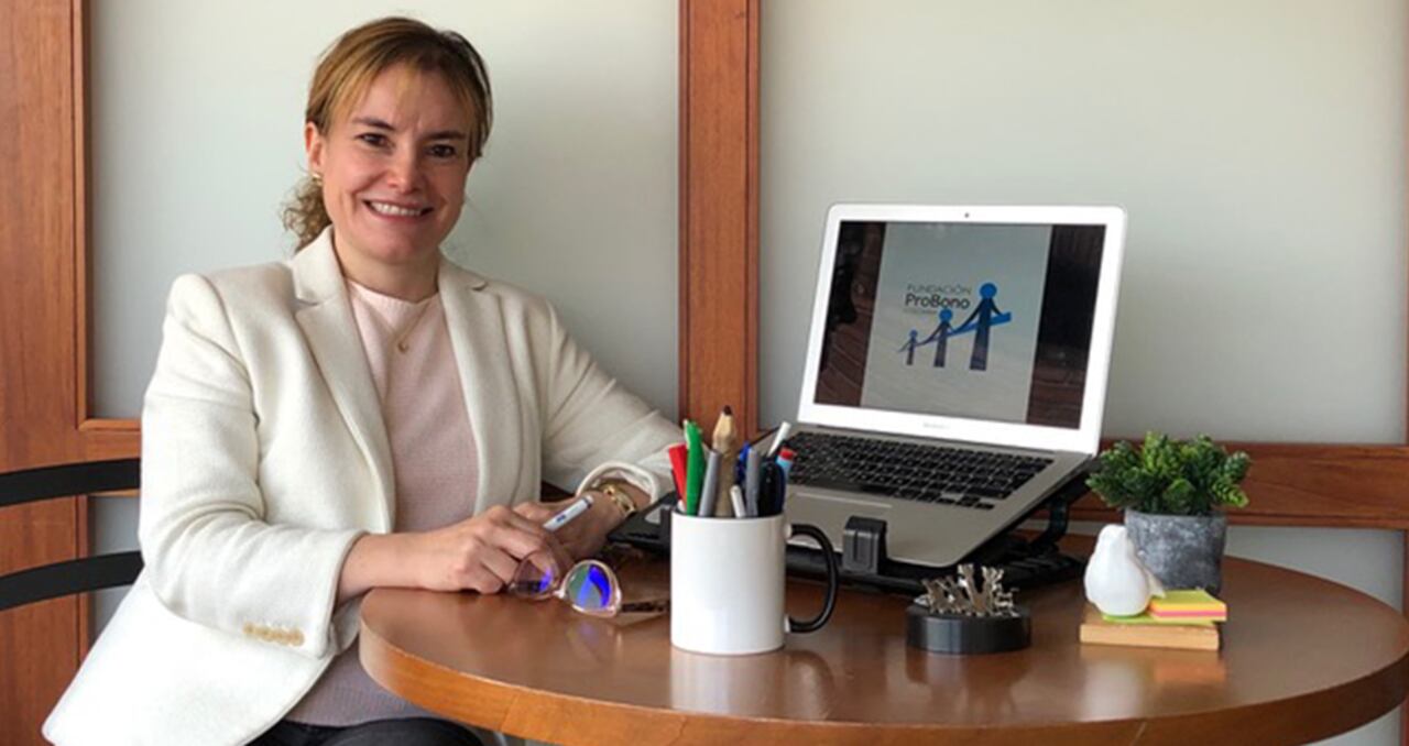 Ana María Arboleda, directora de la fundación ProBono Colombia.