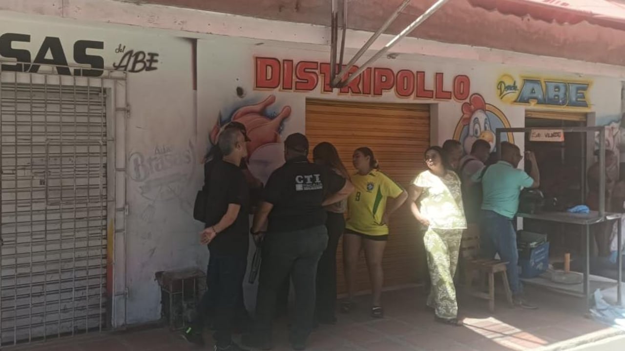 Sitio del asesinato en Soledad, Atlántico.