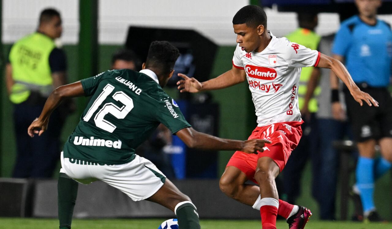 José Enamorado, desequilibrante jugador del ataque colombiano en Brasil.