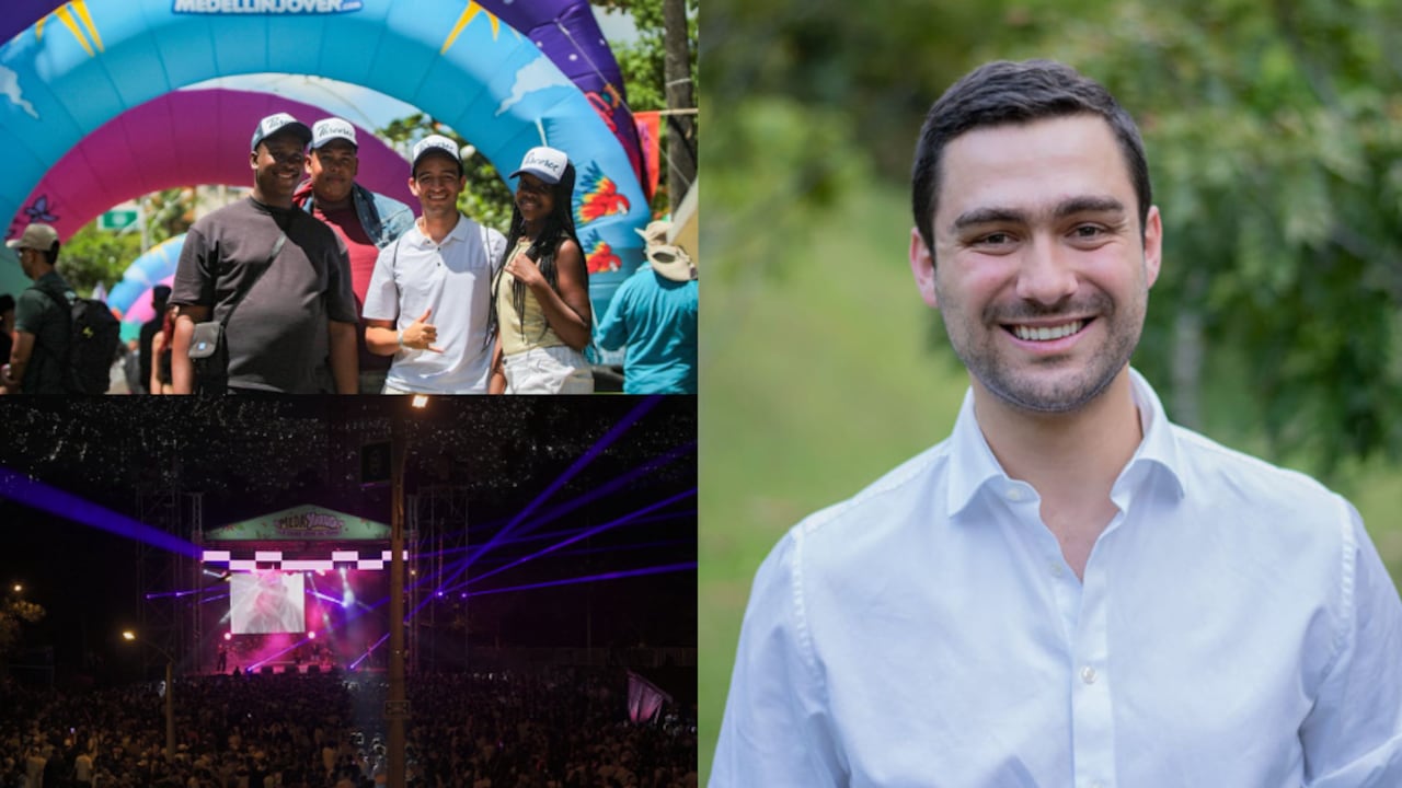 Semana de la juventud de Medellín y el secretario de Juventud de la ciudad, Ricardo Jaramillo.