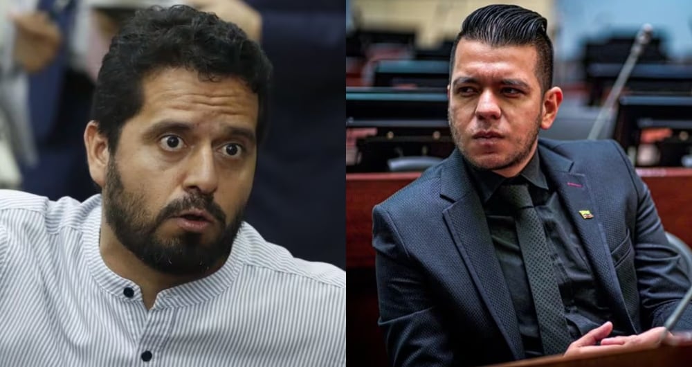 De izquierda a derecha: Alfredo Mondragón y Jota Pe Hernández