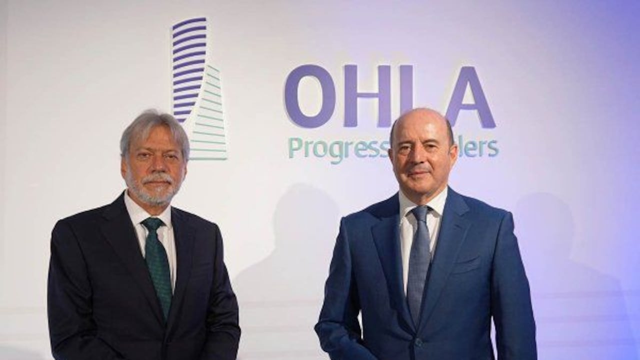 Luis Amodio, presidente de OHLA (Izquierda) y José Antonio Fernández Gallar, CEO de OHLA (Derecha).