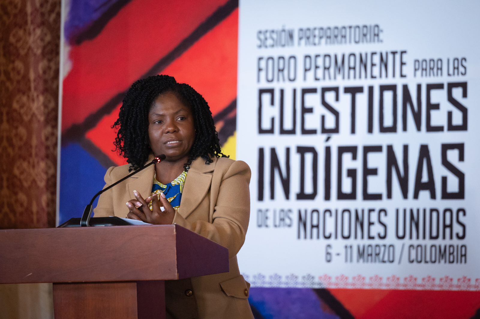 Vicepresidente Francia Márquez también intervino durante la jornada.