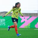 Isabella Echeverri con la Selección Colombia Femenina.