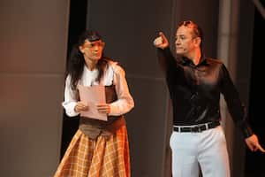 Después de la telenovela ‘Yo soy Betty La Fea’, Julián Arango y Ana María Orozco se encontraron en 2017, en la adaptación para el teatro.