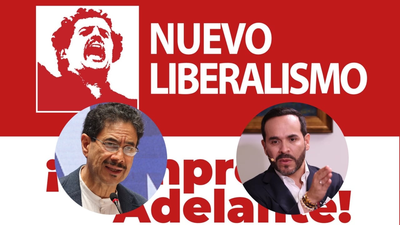 Nuevo Liberalismo y los candidatos presidenciales Iván Cepeda y Abelardo de la Espriella.