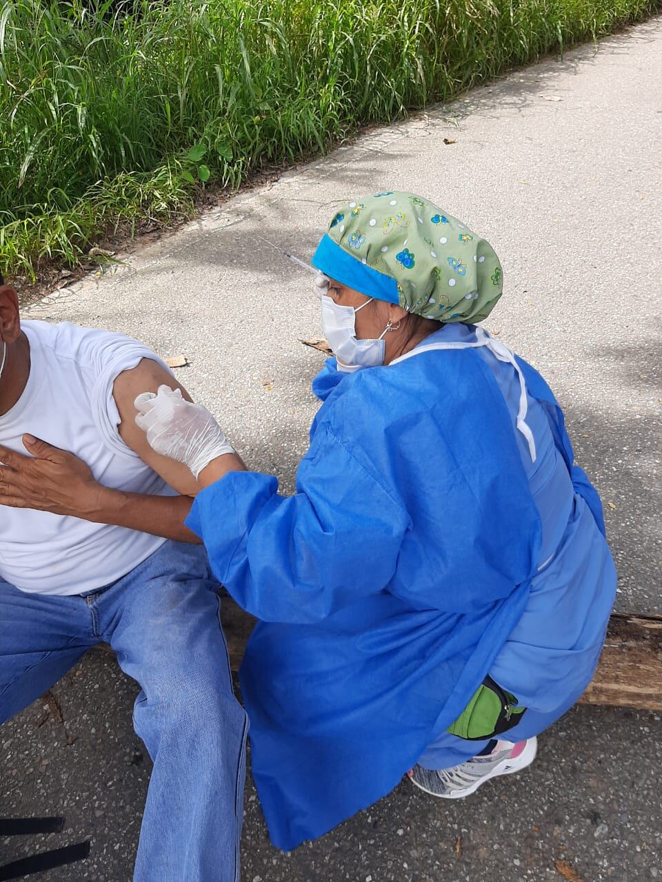 Aurora, vacunadora de Arauquita