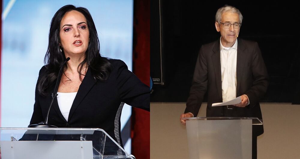 María Fernanda Cabal y Francisco de Roux