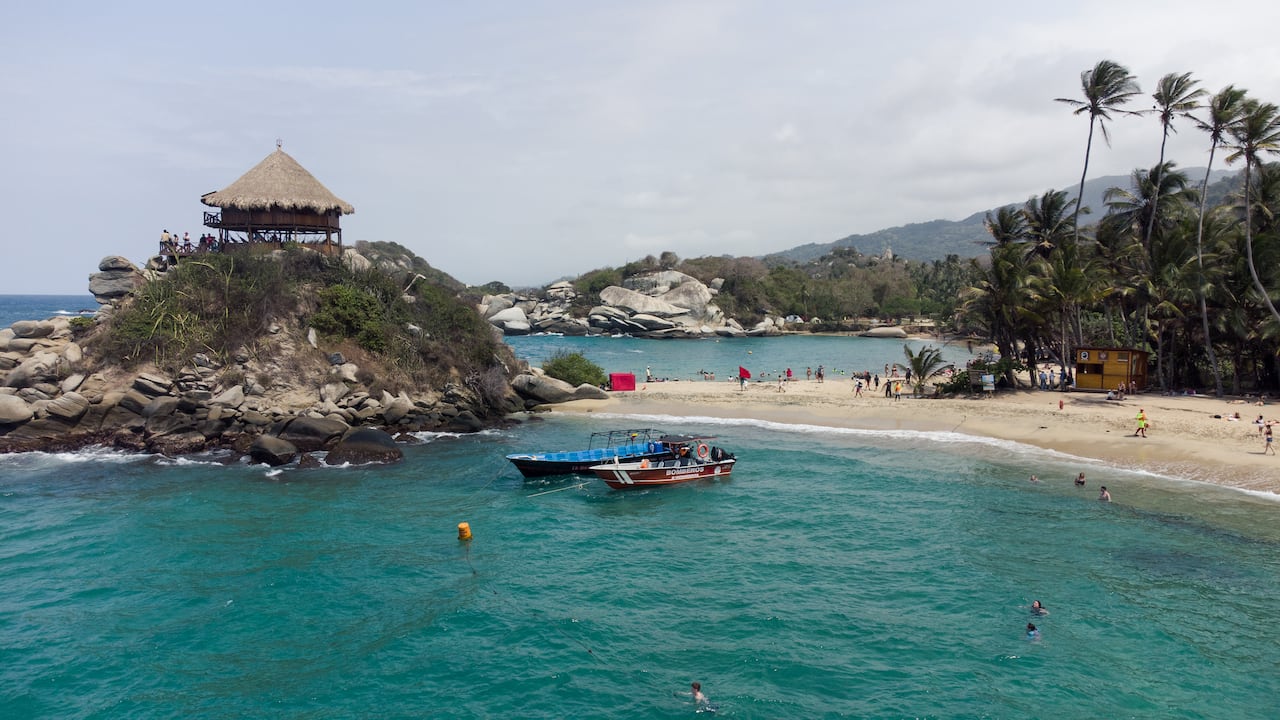 El Parque Tayrona, ubicado en el departamento del Magdalena (Colombia)