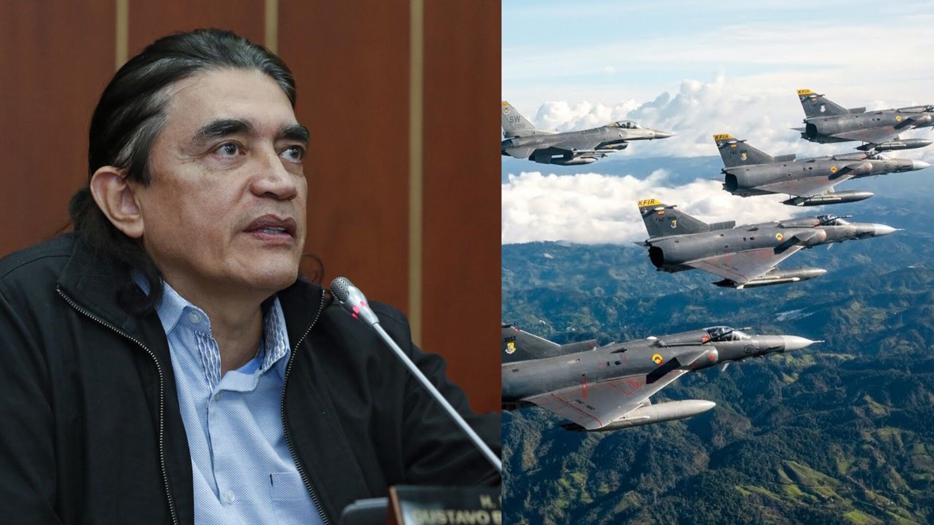 Gustavo Bolívar dio su opinión sobre la compra de aviones.