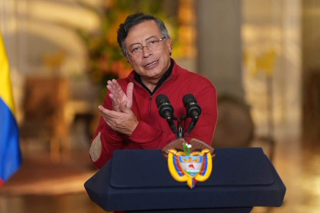 El presidente Gustavo Petro realizó una alocución el domingo 15 de febrero.