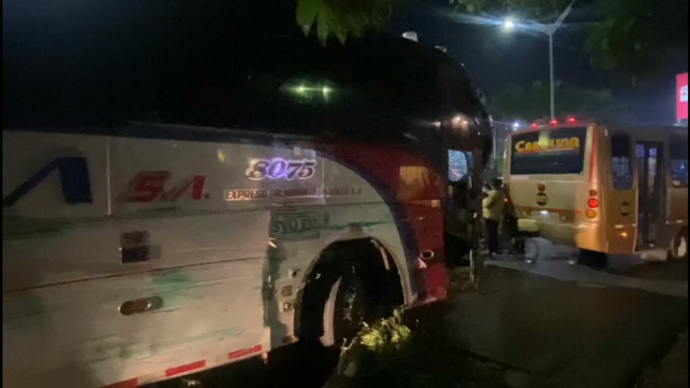 Presunto ladrón ocasionó choque múltiple