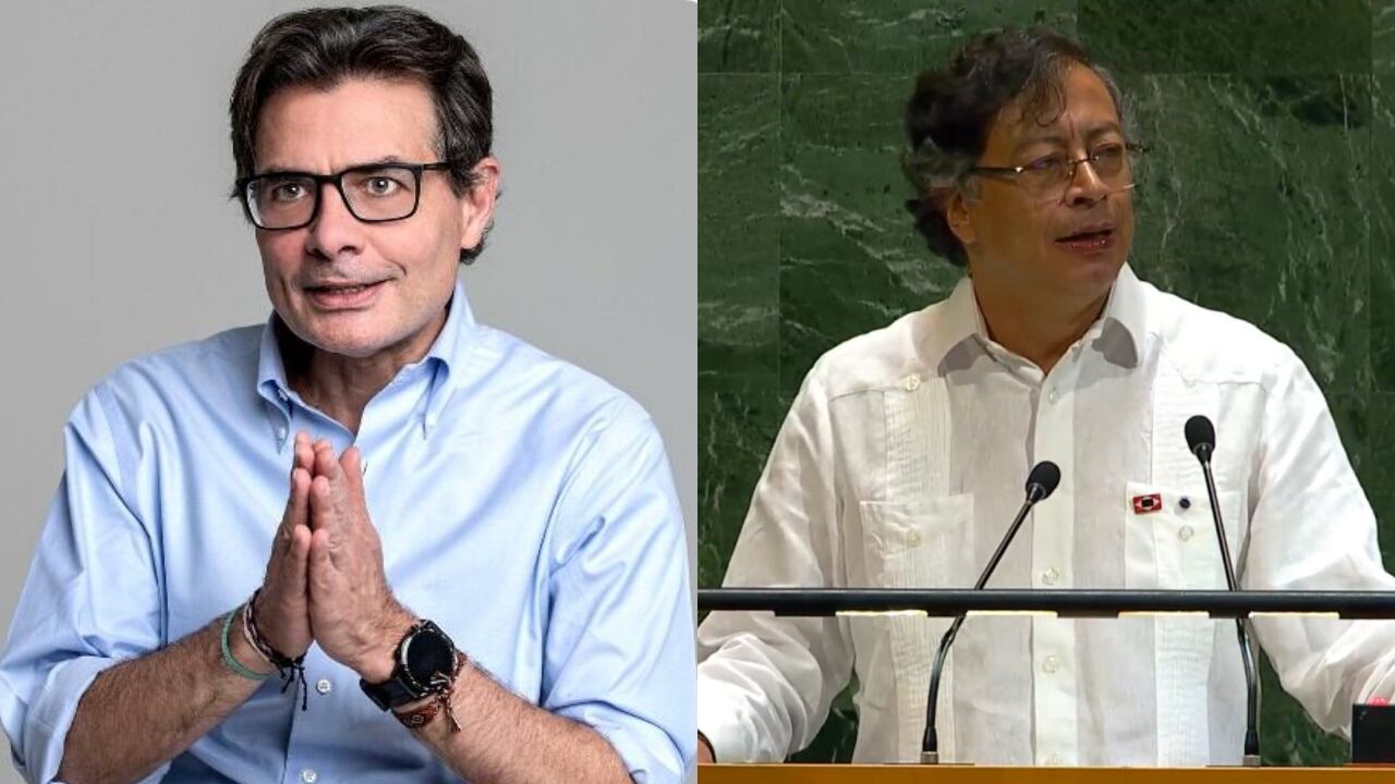 Alejandro Gaviria y Gustavo Petro