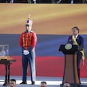 Posesión Presidente Gustavo Petro, discurso con la espada de Bolívar