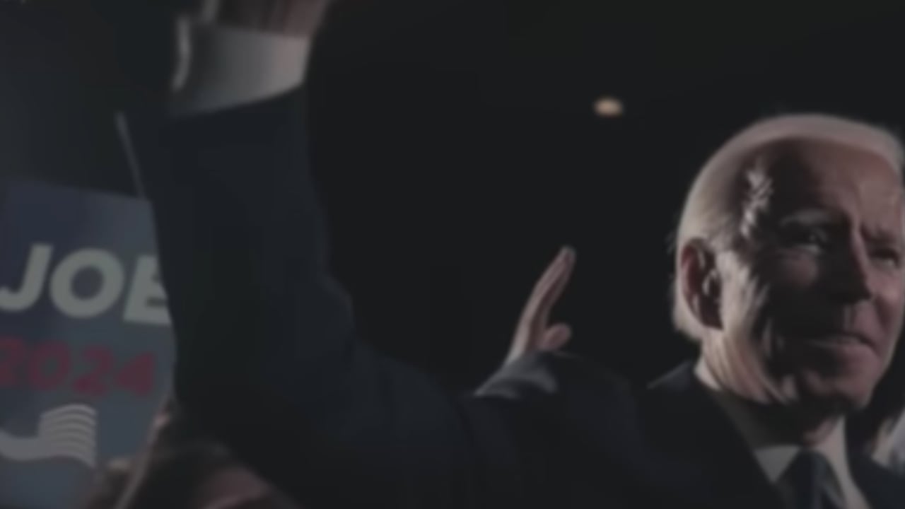 Las imágenes muestran cómo Joe Biden gana la presidencia en las elecciones de 2024 y Estados Unidos entraría en una crisis