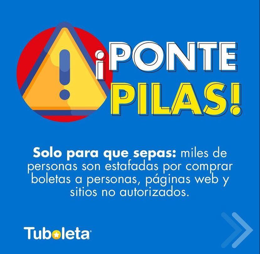 La compañía alertó sobre venta de boletas falsas.