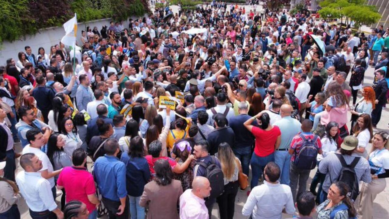 Daniel Quintero Calle, alcalde de Medellín, a su regreso al cargo