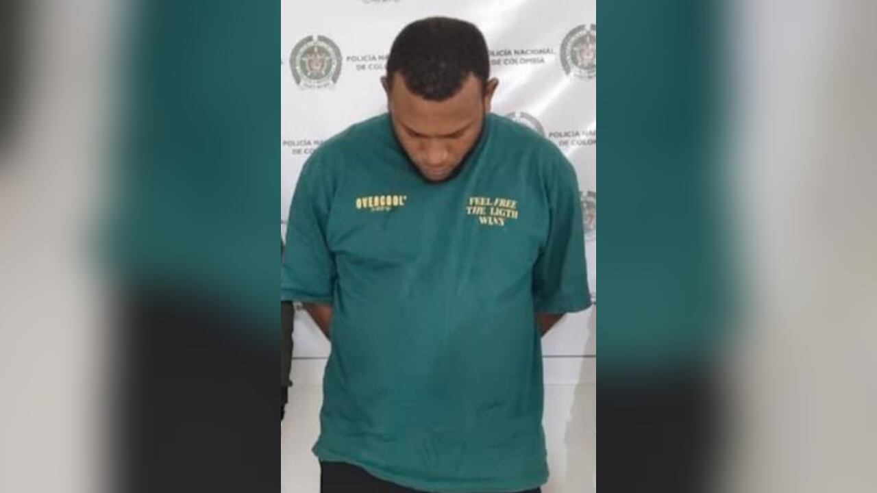 Este es otro de los hombres capturados por estos casos en Cartagena.