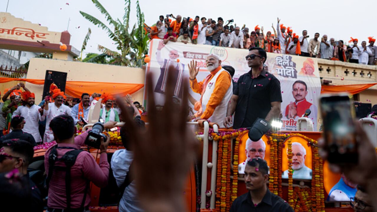 VARANASI, INDIA. Primer ministro, Narendra Modi. (Photo by Anindito Mukherjee/Getty Images)