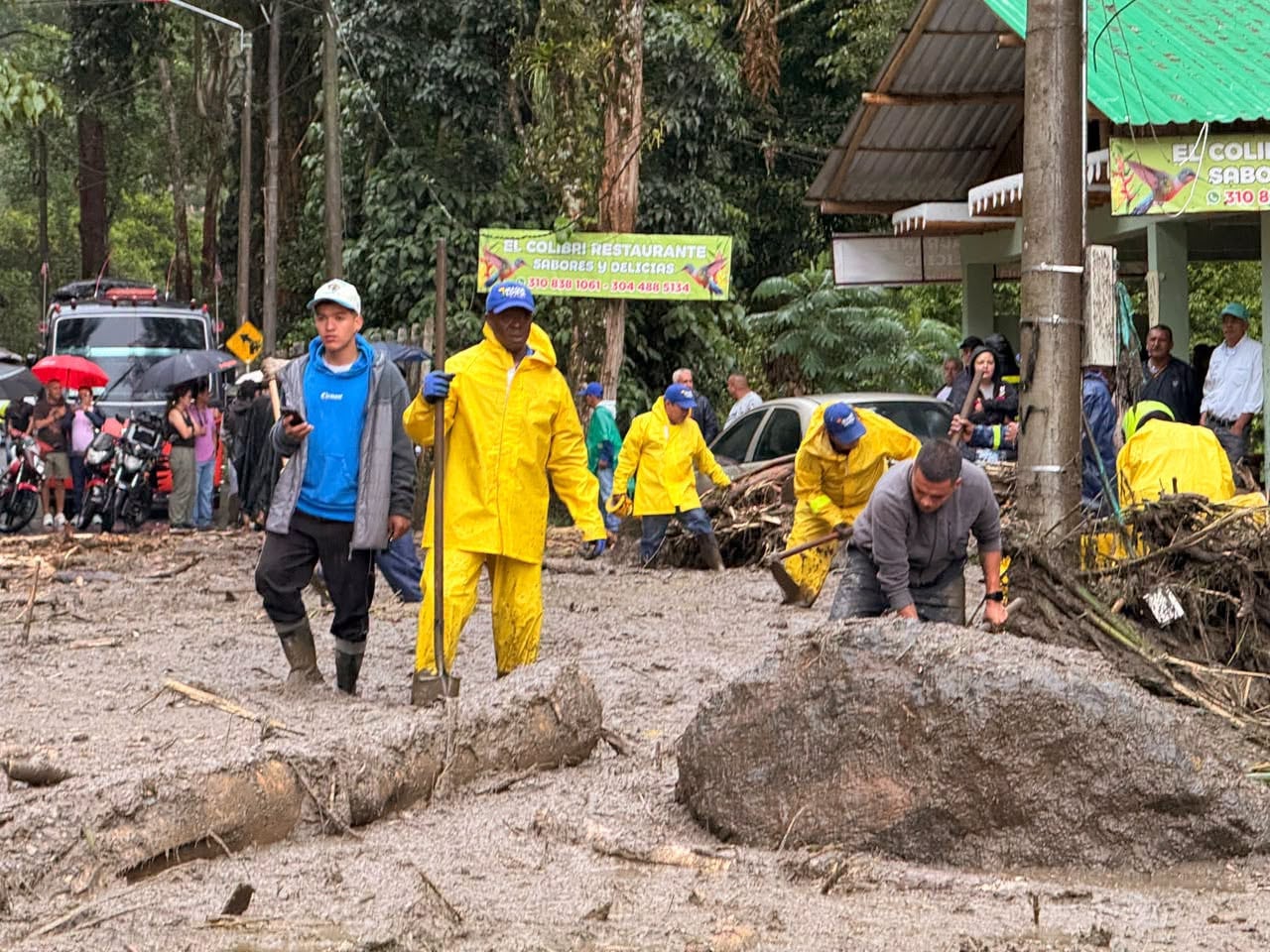 Creciente súbita provocó emergencia en el sector del cañón del Combeima, en Ibagué.